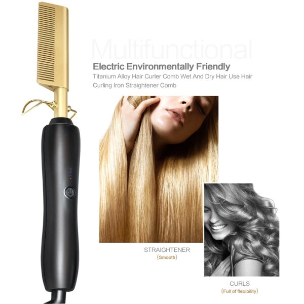 Hair Straightener Heat Comb - Image 6