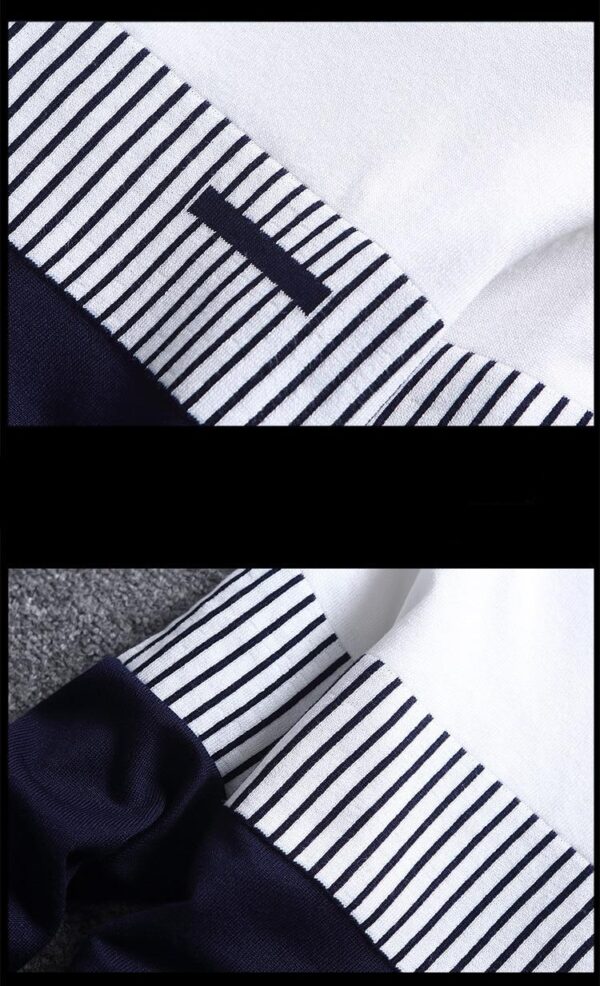 Men's Stripes Slim Fit Sweater - Image 6