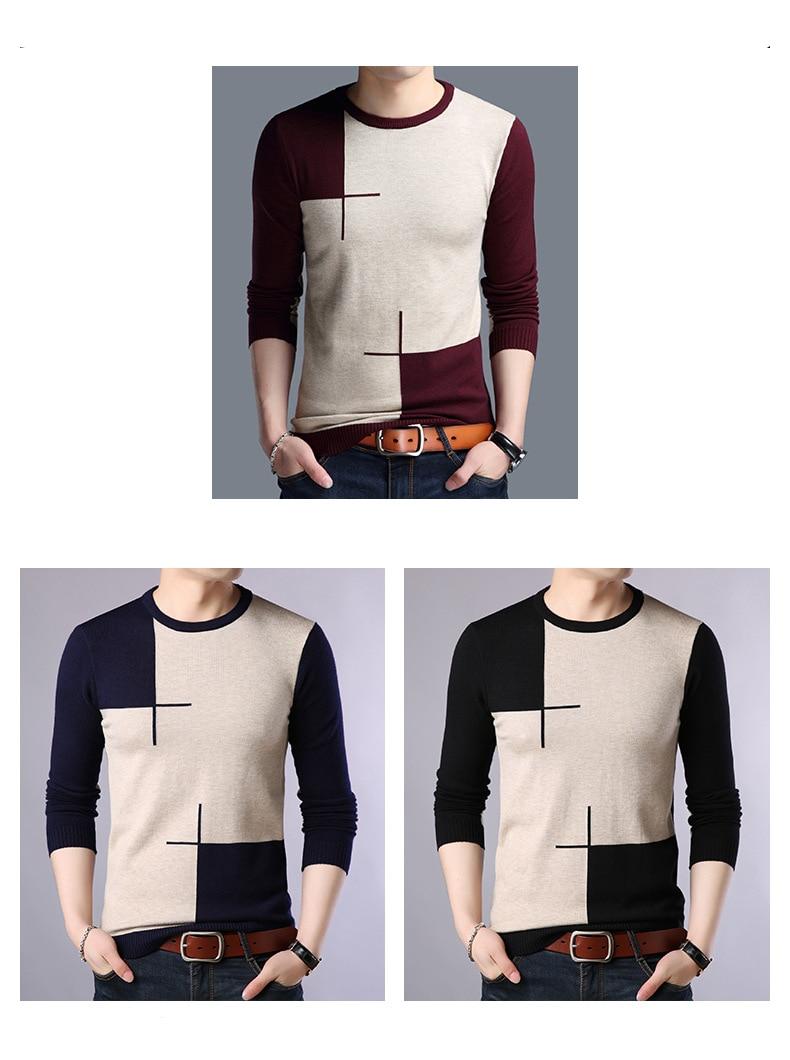 Men's Color Block Sweater