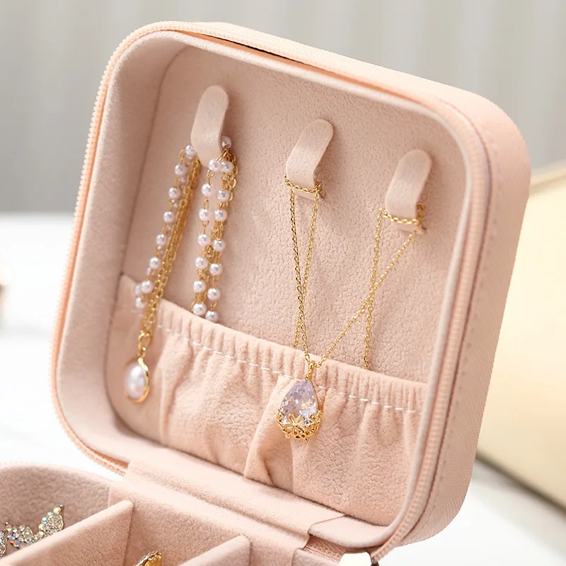 Compact Portable Jewelry Organizer Box