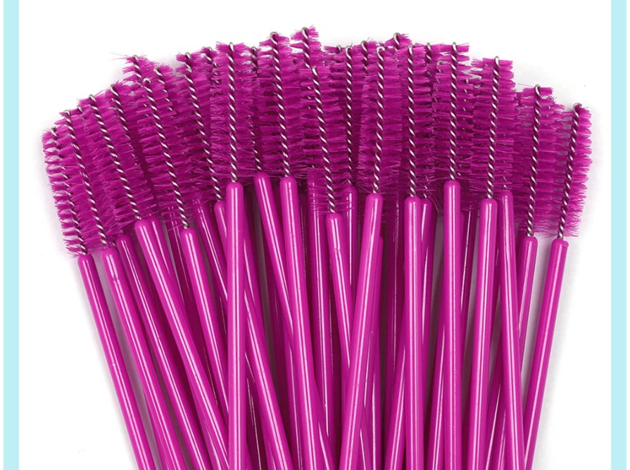 Colorful Disposable Mascara Brush 50 Pcs Set