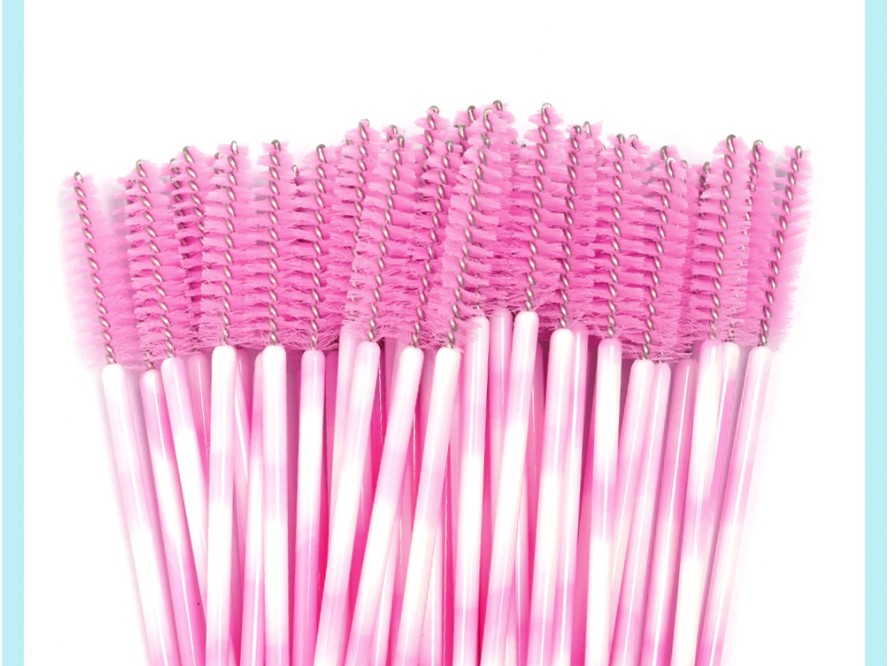 Colorful Disposable Mascara Brush 50 Pcs Set