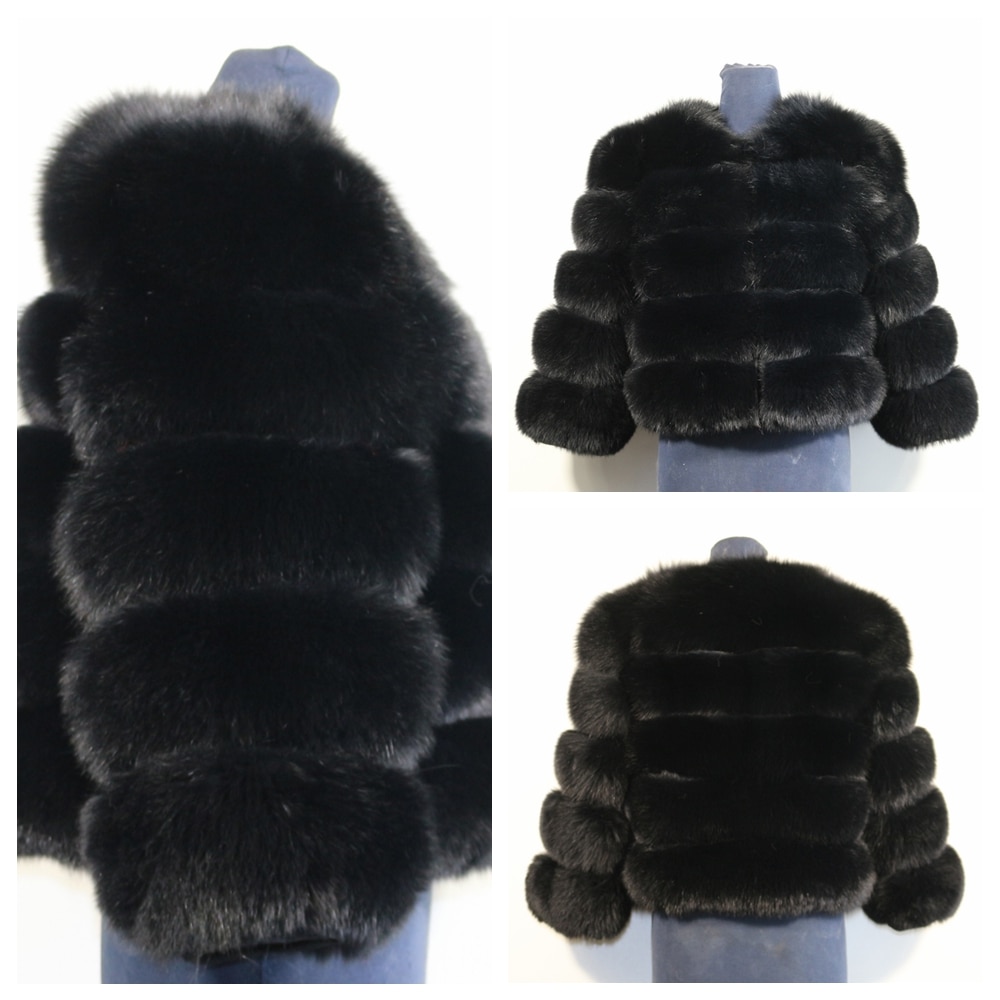 Women's Luxury Fox Fur Coat