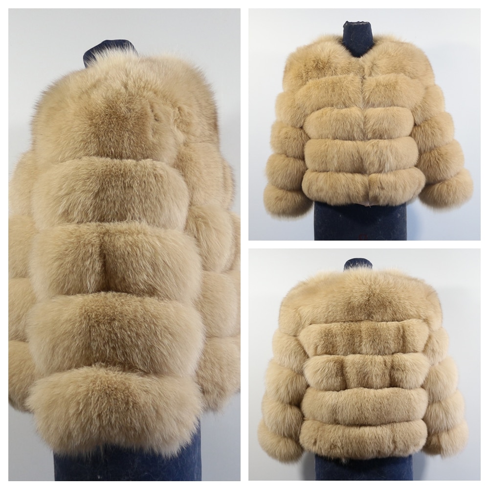 Women's Luxury Fox Fur Coat