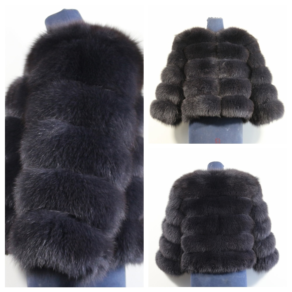 Women's Luxury Fox Fur Coat