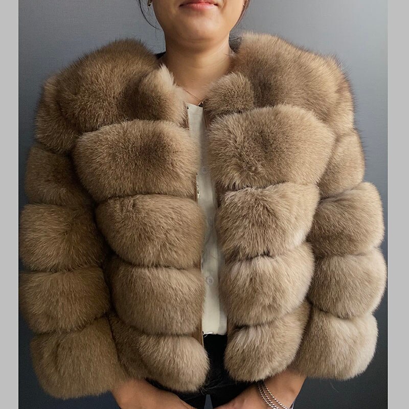 Mocha fur jacket