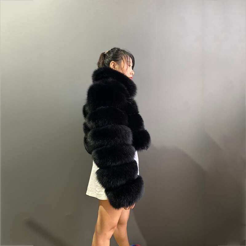 Black 2 fur jacket