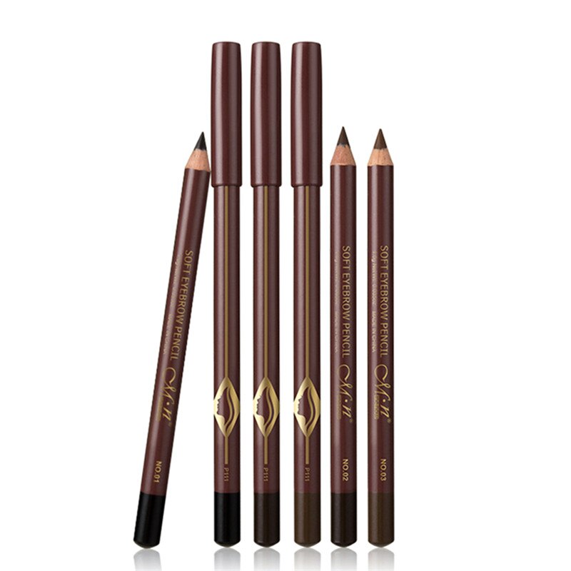 Waterproof Eye Brow Pencil 12 Pcs Set