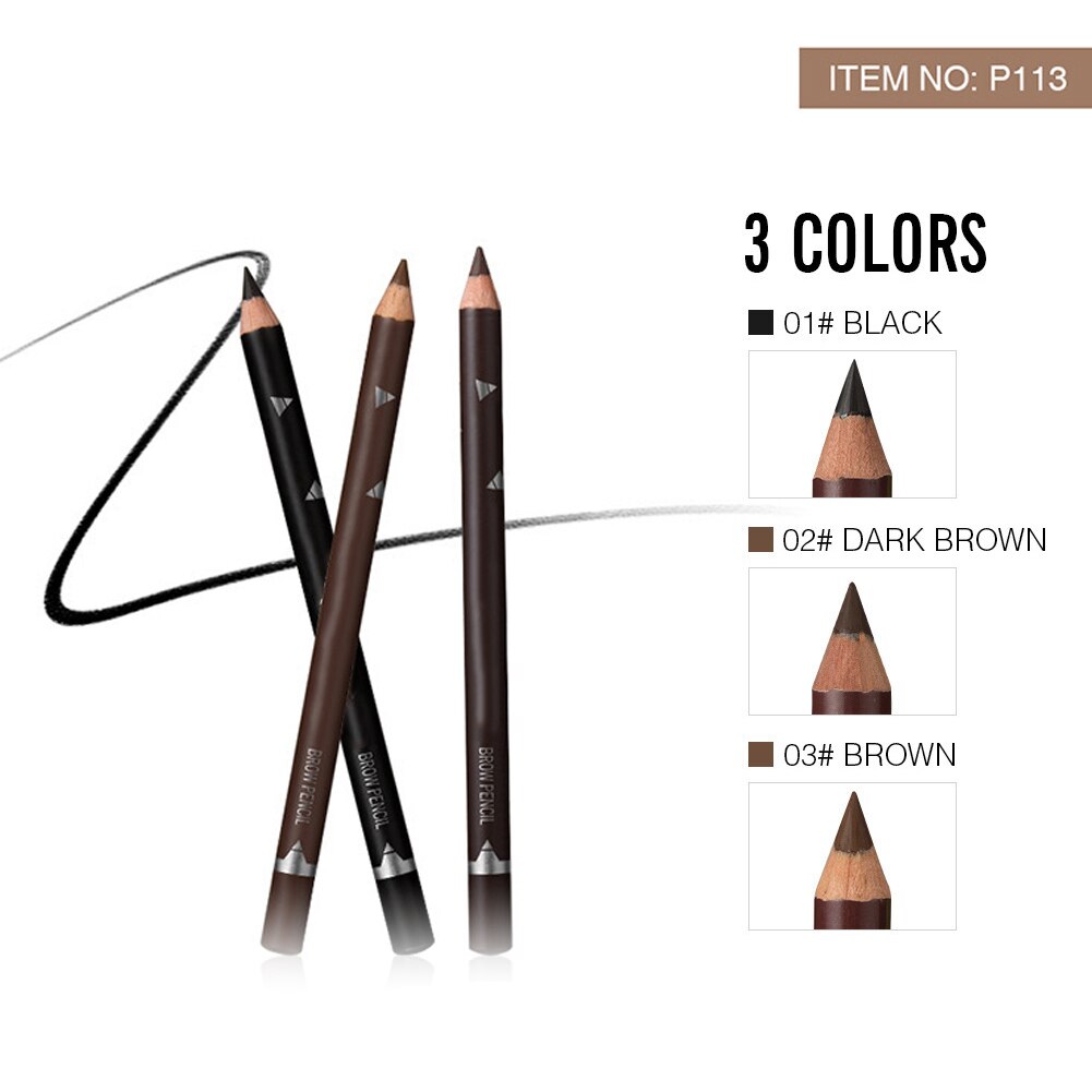 Waterproof Eye Brow Pencil 12 Pcs Set