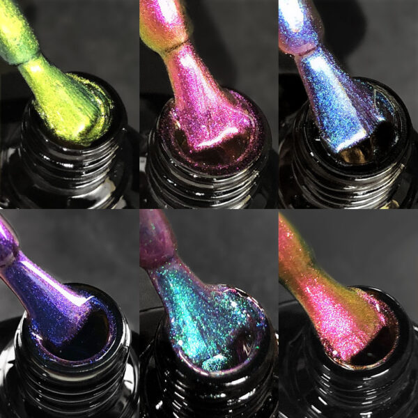 Magnetic Chameleon Nail Gels Set with Tools - Image 7