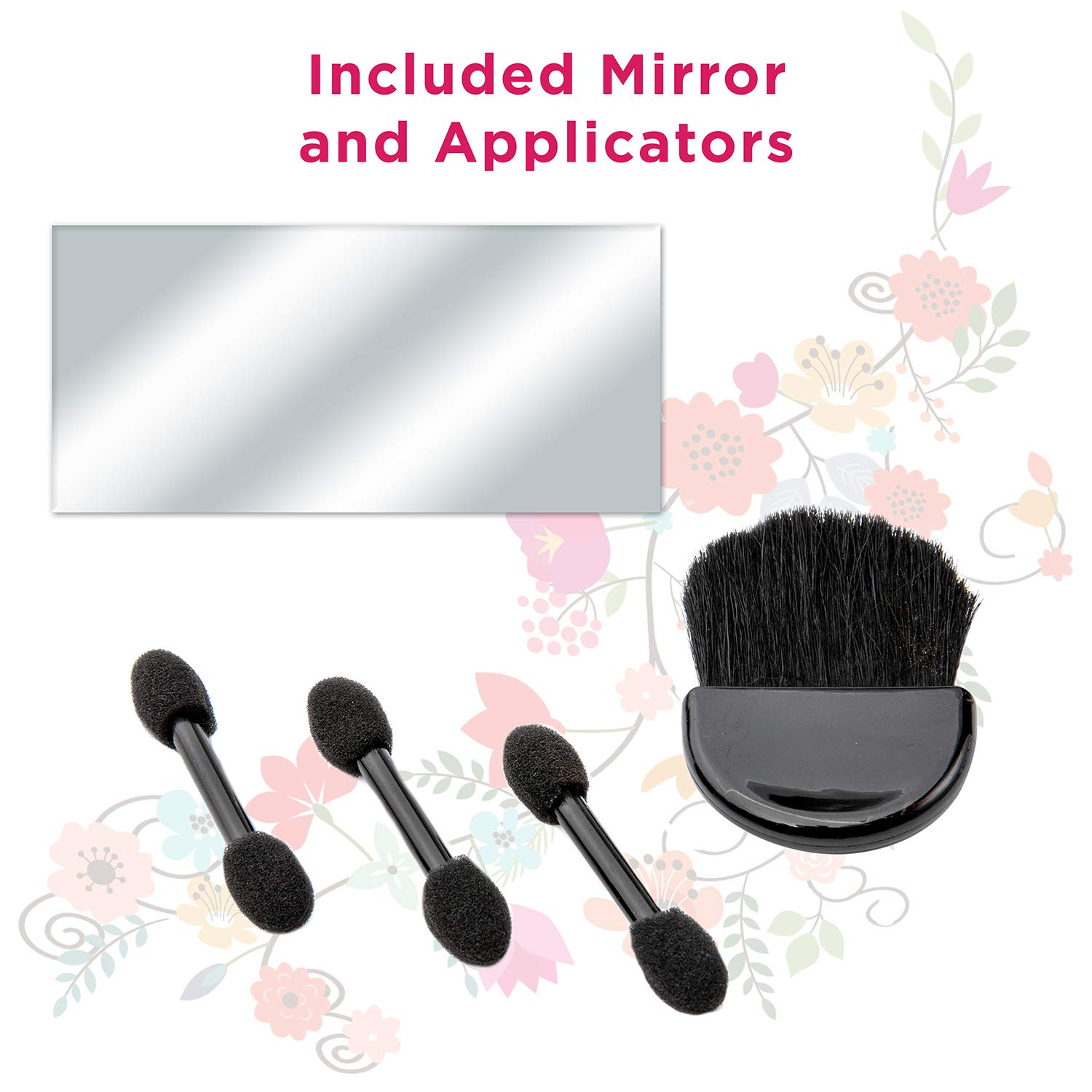 Makeup Kit Gift Set - 41 Eye Shadows, 7 Body Glitters, 1 Lip Liner Pencil, 1 Lipsticks, 4 Blushs, Eye Liner Pencil, 5 Concealers, 2 Lip Gloss, 5 Bronzers, Mirror - Image 6