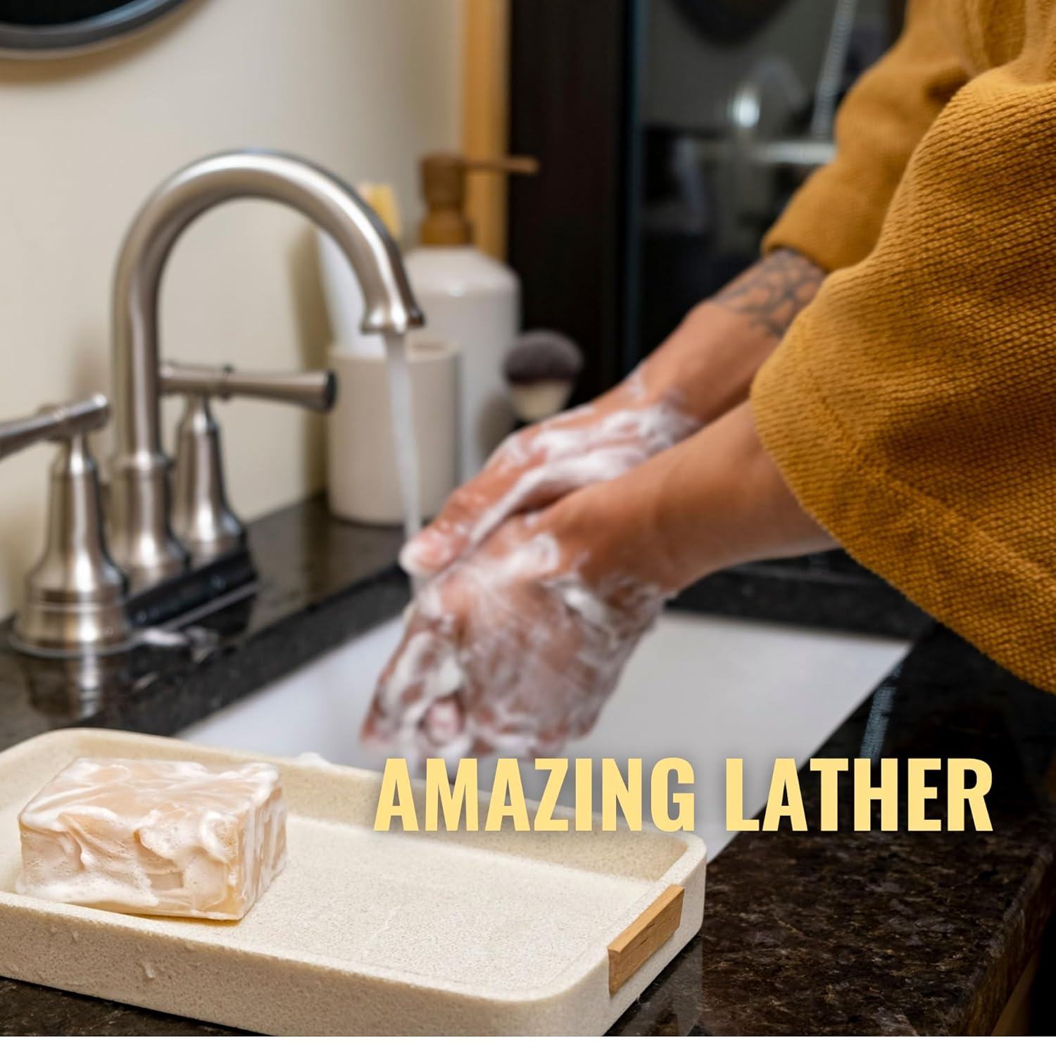 San Francisco Soap Co Man Bar 3-Piece Gift Set - No Harmful Chemicals - Good for All Skin Types - Made in the USA - Image 5