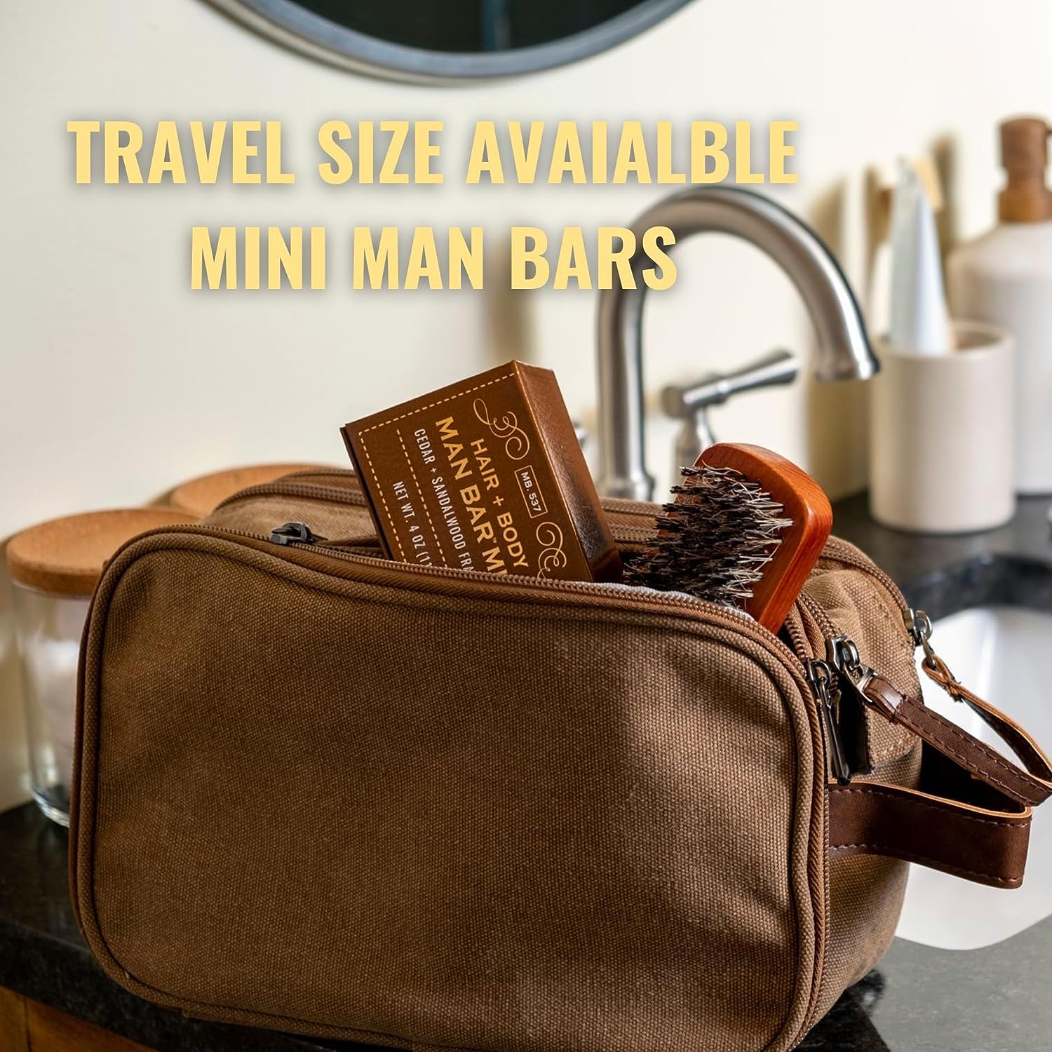 San Francisco Soap Co Man Bar 3-Piece Gift Set - No Harmful Chemicals - Good for All Skin Types - Made in the USA - Image 8