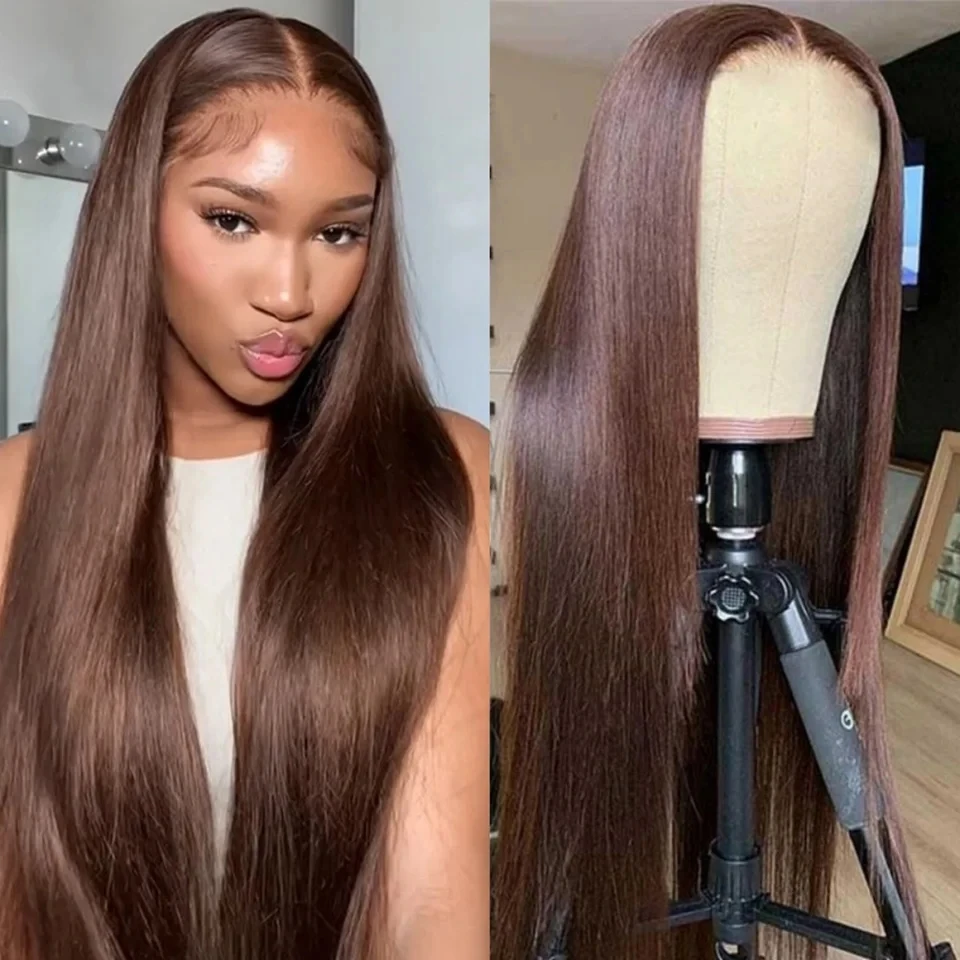 10A Brazilian Bundles with Closure Body Wave Bundles Human Hair With 4x4 Lace Closure Brown Blonde Colored 3/4 Bundles Hair Remy
