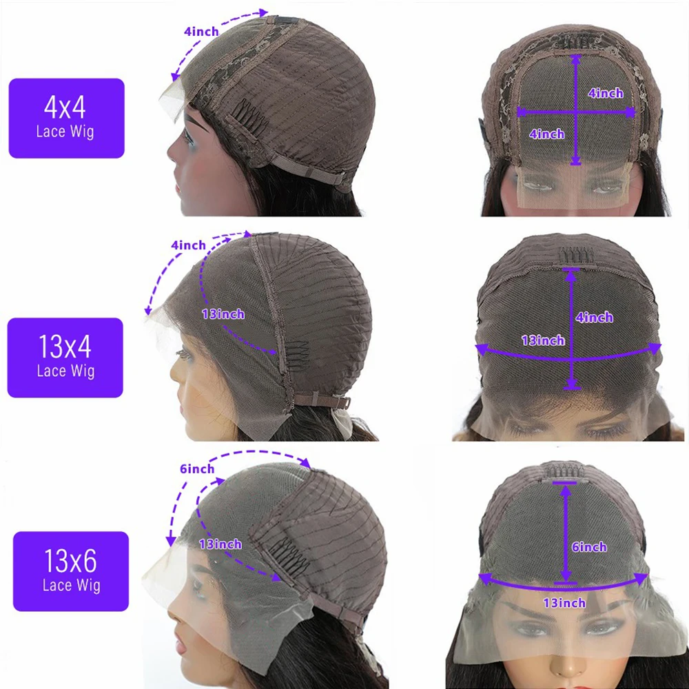 13x4 13X6 Body Wave Transparent Lace Front Wig Bling Hair HD Frontal Wig 180% Density Human Hair 4x4 Lace Closure Wigs For Women 13x4 13X6 Body Wave Transparent Lace Front Wig Bling Hair HD Frontal Wig 180% Density Human Hair 4x4 Lace Closure Wigs For Women