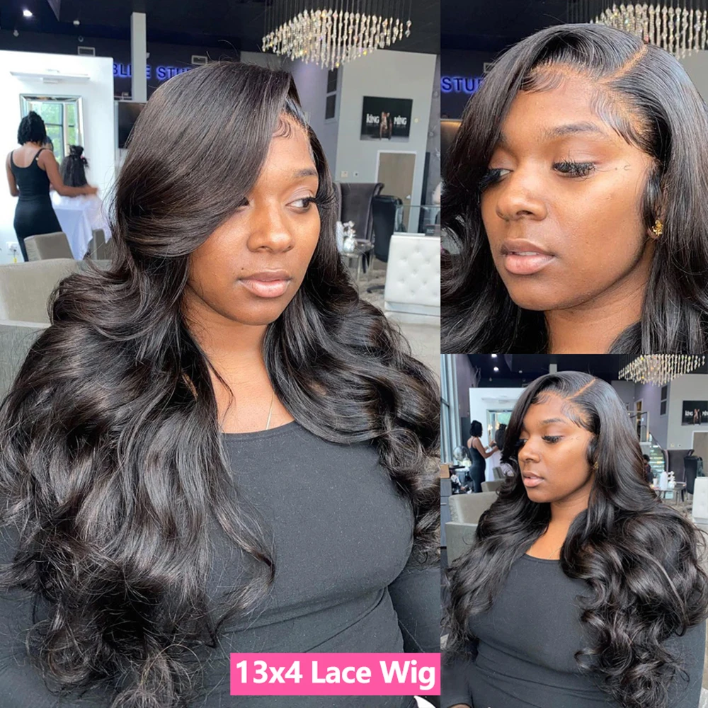 13x4 13X6 Body Wave Transparent Lace Front Wig Bling Hair HD Frontal Wig 180% Density Human Hair 4x4 Lace Closure Wigs For Women 13x4 13X6 Body Wave Transparent Lace Front Wig Bling Hair HD Frontal Wig 180% Density Human Hair 4x4 Lace Closure Wigs For Women
