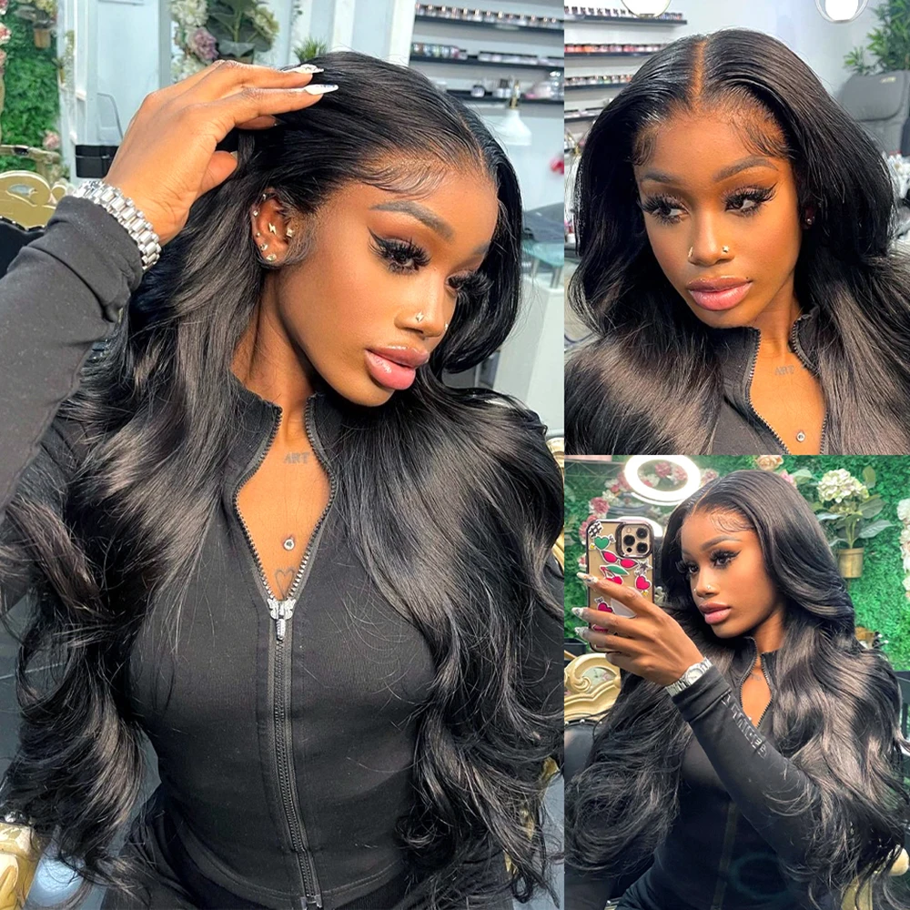 13x4 13X6 Body Wave Transparent Lace Front Wig Bling Hair HD Frontal Wig 180% Density Human Hair 4x4 Lace Closure Wigs For Women 13x4 13X6 Body Wave Transparent Lace Front Wig Bling Hair HD Frontal Wig 180% Density Human Hair 4x4 Lace Closure Wigs For Women