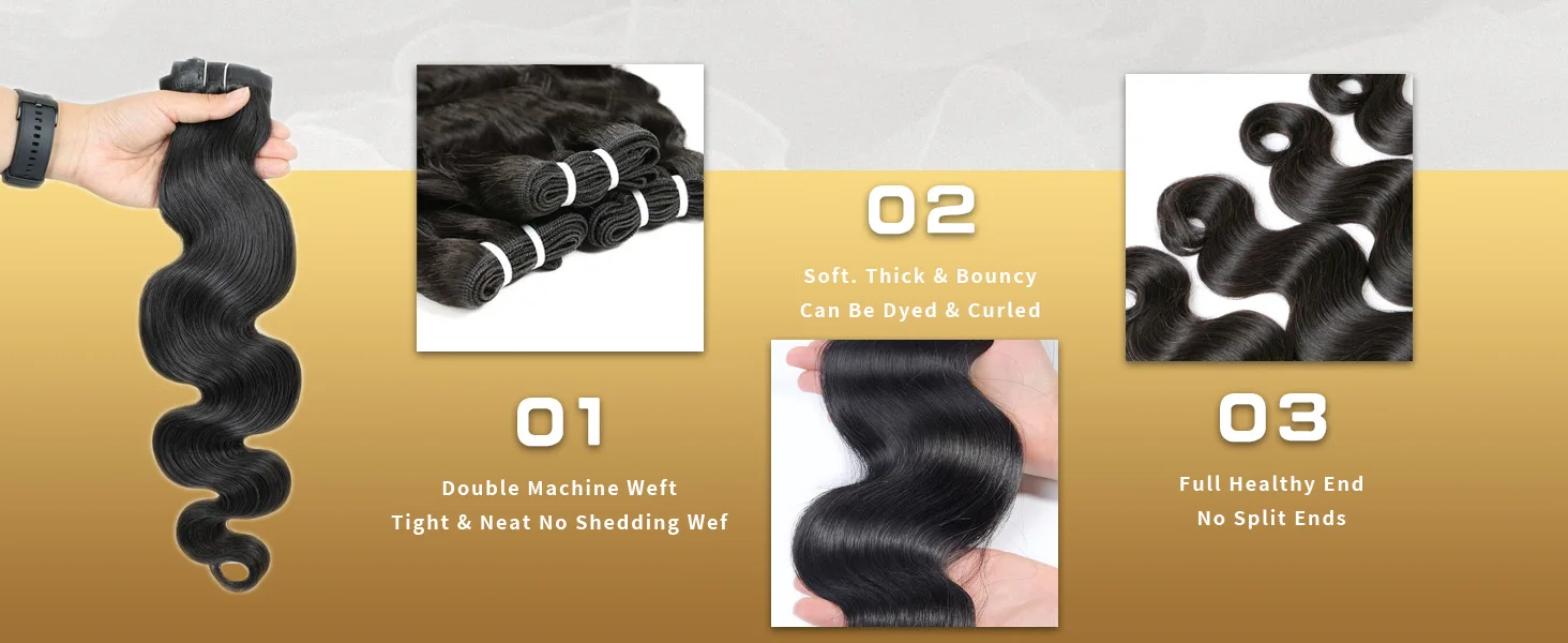 16A 38 40 Inch Body Wave Bundles Human Hair Brazilian Weaving Natural Black 4 5 Bundles Deal Virgin Hair Raw Hair Extensions