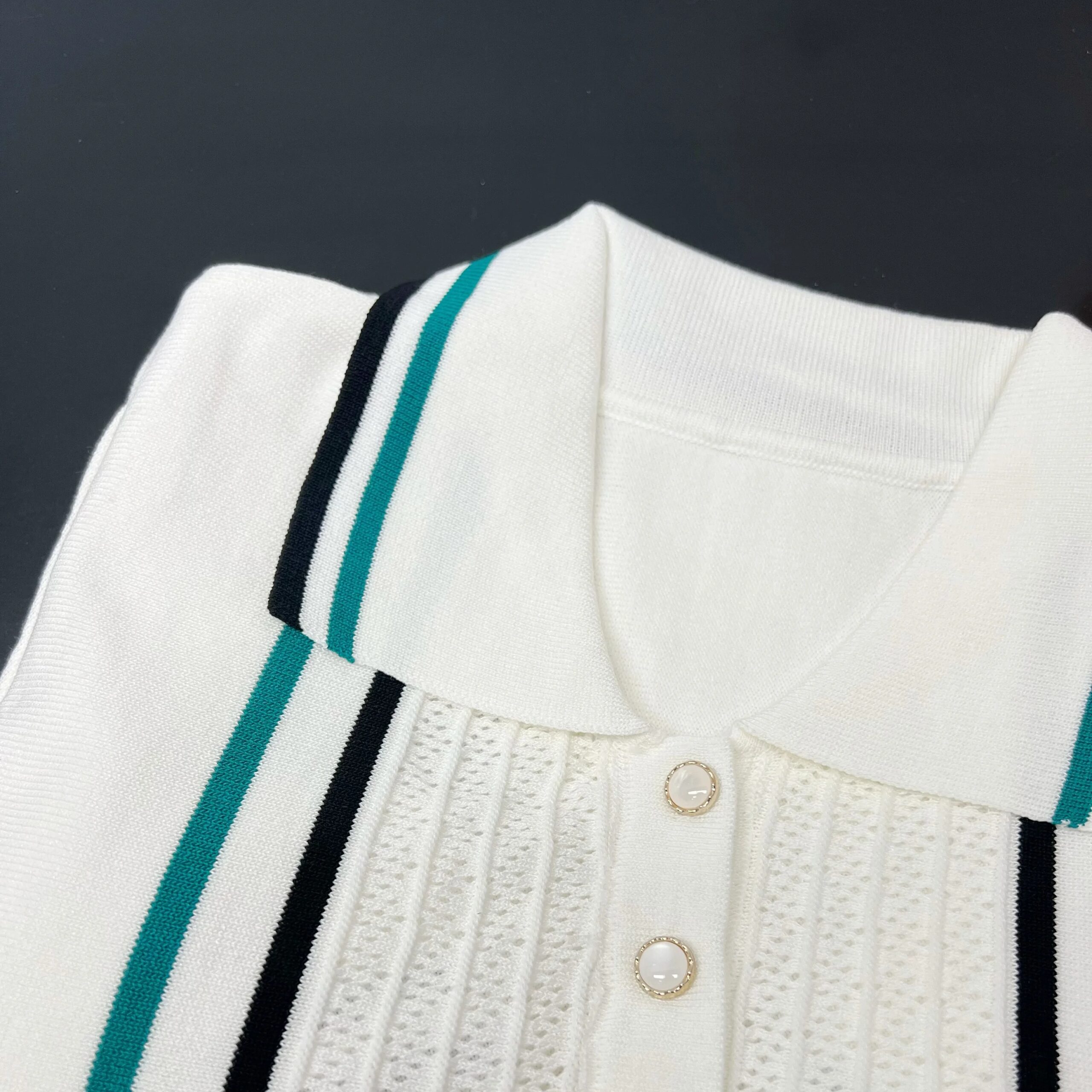 YuooMuoo Chic Fashion Sexy Package Hips Knitted Mini Dress 2025 Summer Vintage Turn-down Collar Ruffled Party Dress Streetrwear