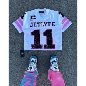 Retro Hip-hop Sports Style Color Blocking Printed Couple T-shirt for Men Mesh Breathable High-quality Y2K Short Sleeved Jersey