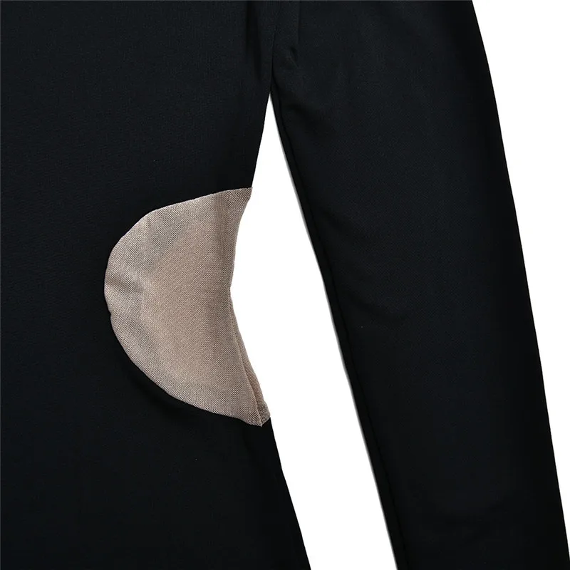 Mozision Turtleneck Long Sleeve Bodycon Maxi Dress For Women Autumn New Patchwork Hollow Out Club Party Sexy Long Dress Vestidos Mozision Turtleneck Long Sleeve Bodycon Maxi Dress For Women Autumn New Patchwork Hollow Out Club Party Sexy Long Dress Vestidos