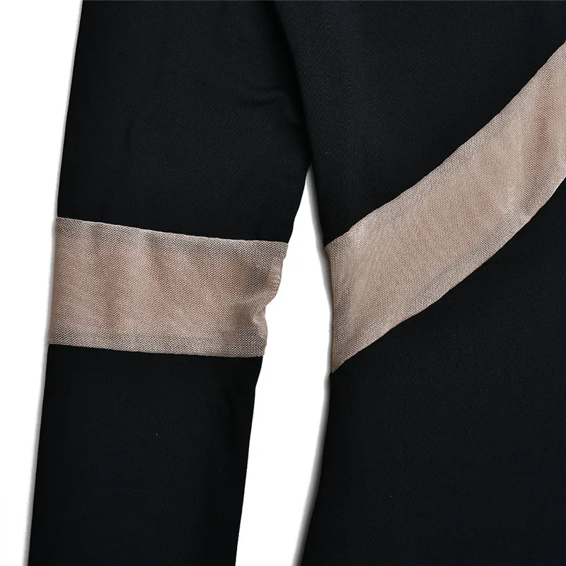 Mozision Turtleneck Long Sleeve Bodycon Maxi Dress For Women Autumn New Patchwork Hollow Out Club Party Sexy Long Dress Vestidos Mozision Turtleneck Long Sleeve Bodycon Maxi Dress For Women Autumn New Patchwork Hollow Out Club Party Sexy Long Dress Vestidos