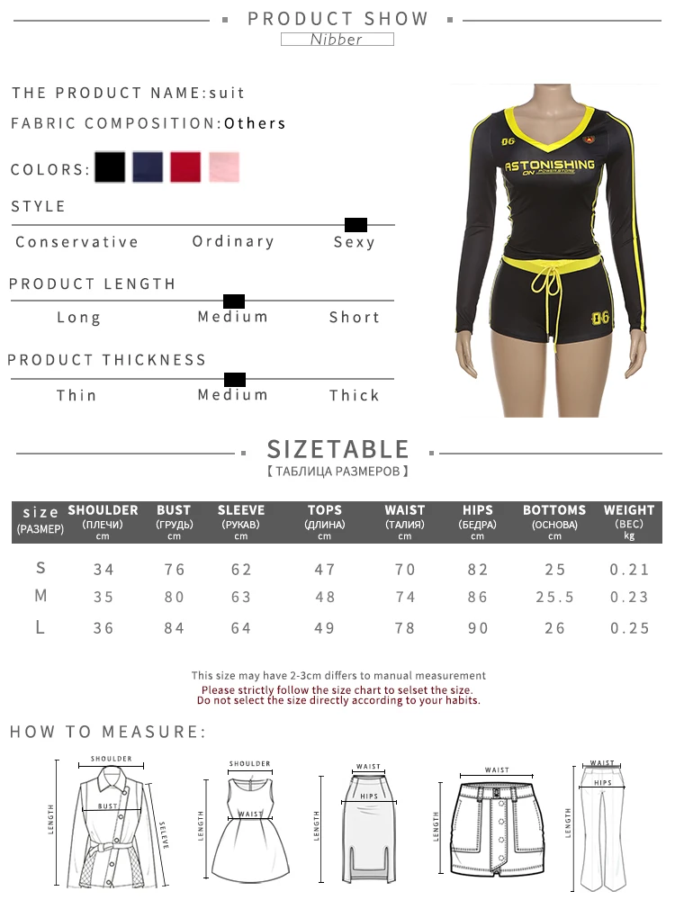 Nibber Women Tracksuit 2 Piece Set Stroke Tight Hipster Letter Print Sporty Casual Crop Tops+Shorts Vitality Matching Outfits