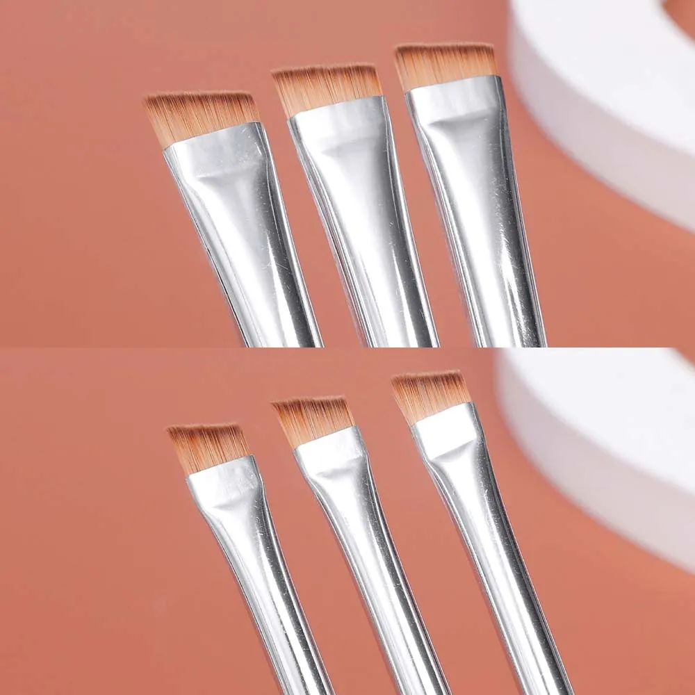 Professional Eyebrow Brush Eyeliner Angled Flat Head Blade Eye Liner Brow Contour Makeup Brushes Double-head Make Up Tools 15pcs Professional Eyebrow Brush Eyeliner Angled Flat Head Blade Eye Liner Brow Contour Makeup Brushes Double-head Make Up Tools 15pcs