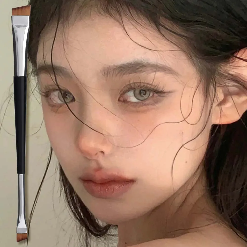 Professional Eyebrow Brush Eyeliner Angled Flat Head Blade Eye Liner Brow Contour Makeup Brushes Double-head Make Up Tools 15pcs Professional Eyebrow Brush Eyeliner Angled Flat Head Blade Eye Liner Brow Contour Makeup Brushes Double-head Make Up Tools 15pcs