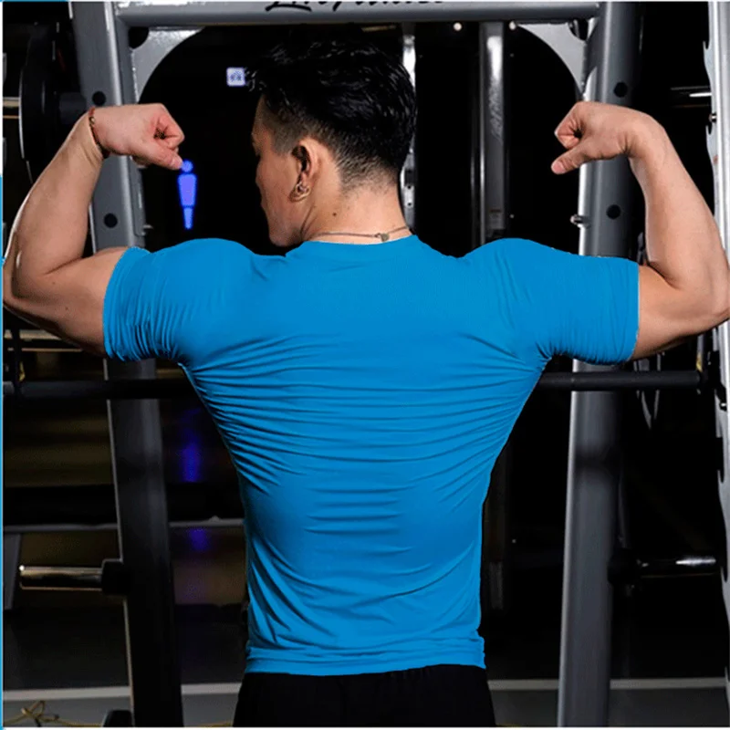 Summer Male t-Shirt Casual Soild White t Shirts Men Short Sleeve Top Oversized Compression Gym t-Shirts Streetwear Man Clothing Summer Male t-Shirt Casual Soild White t Shirts Men Short Sleeve Top Oversized Compression Gym t-Shirts Streetwear Man Clothing