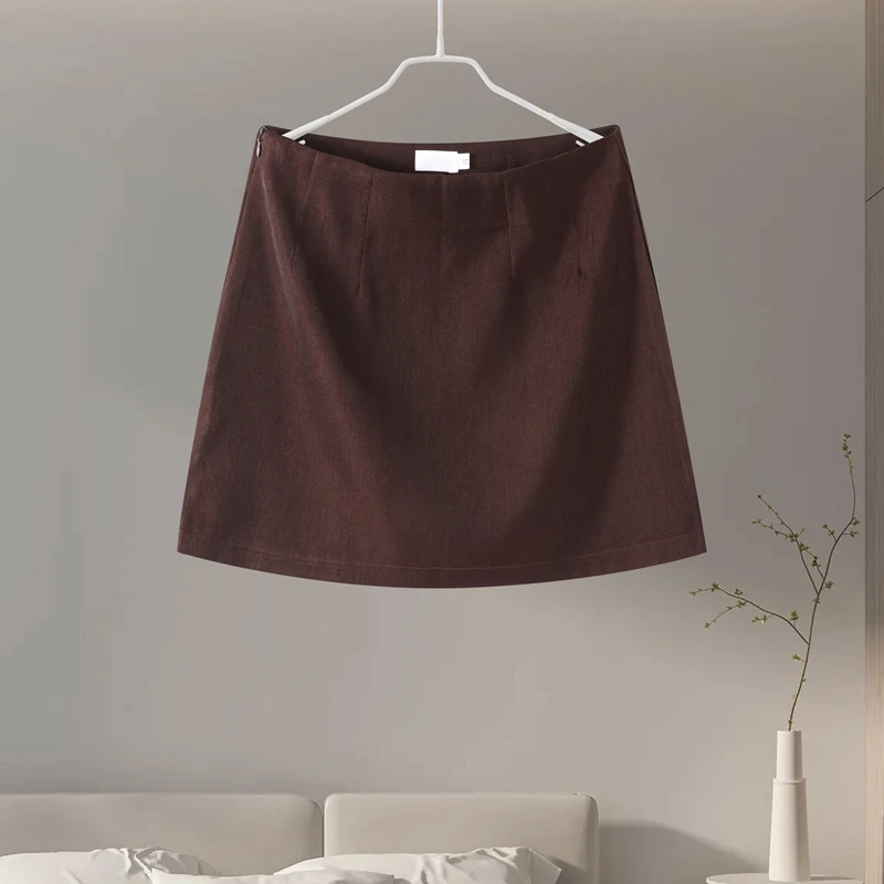 Elegant Lapel Blazer Skirt Set Women Casual Slim Long Sleeve Single Breasted Pocket Solid Mini Skirt 2025 Fashion Lady Outfit