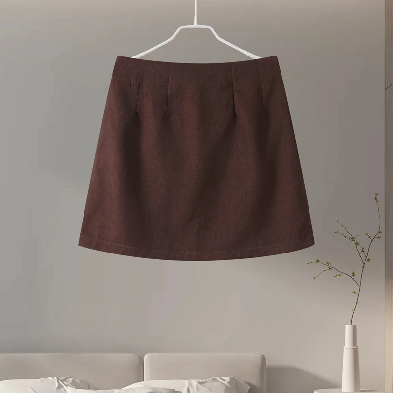 Elegant Lapel Blazer Skirt Set Women Casual Slim Long Sleeve Single Breasted Pocket Solid Mini Skirt 2025 Fashion Lady Outfit