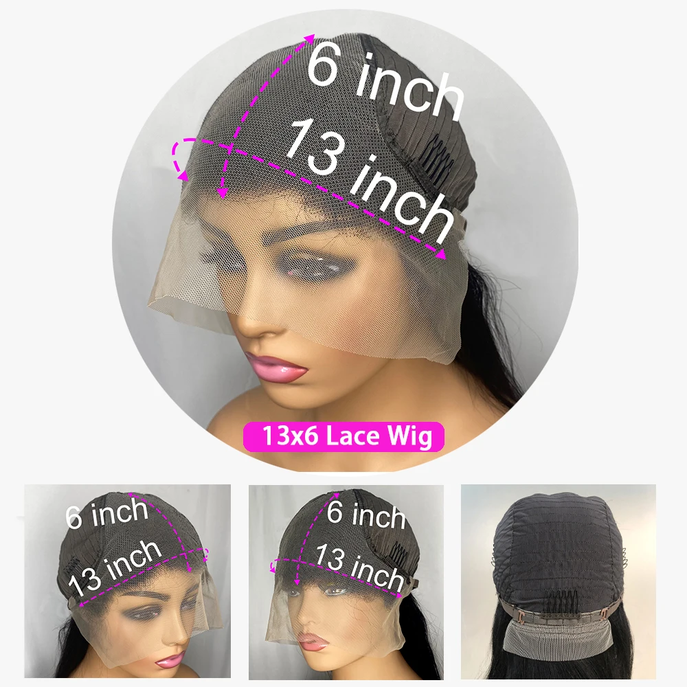 Burgundy Straight 13x6 HD Lace Frontal Wigs Human Hair 30 40 42 Inch 99j Red Colored 13x4 Transparent Lace Front Human Hair Wigs