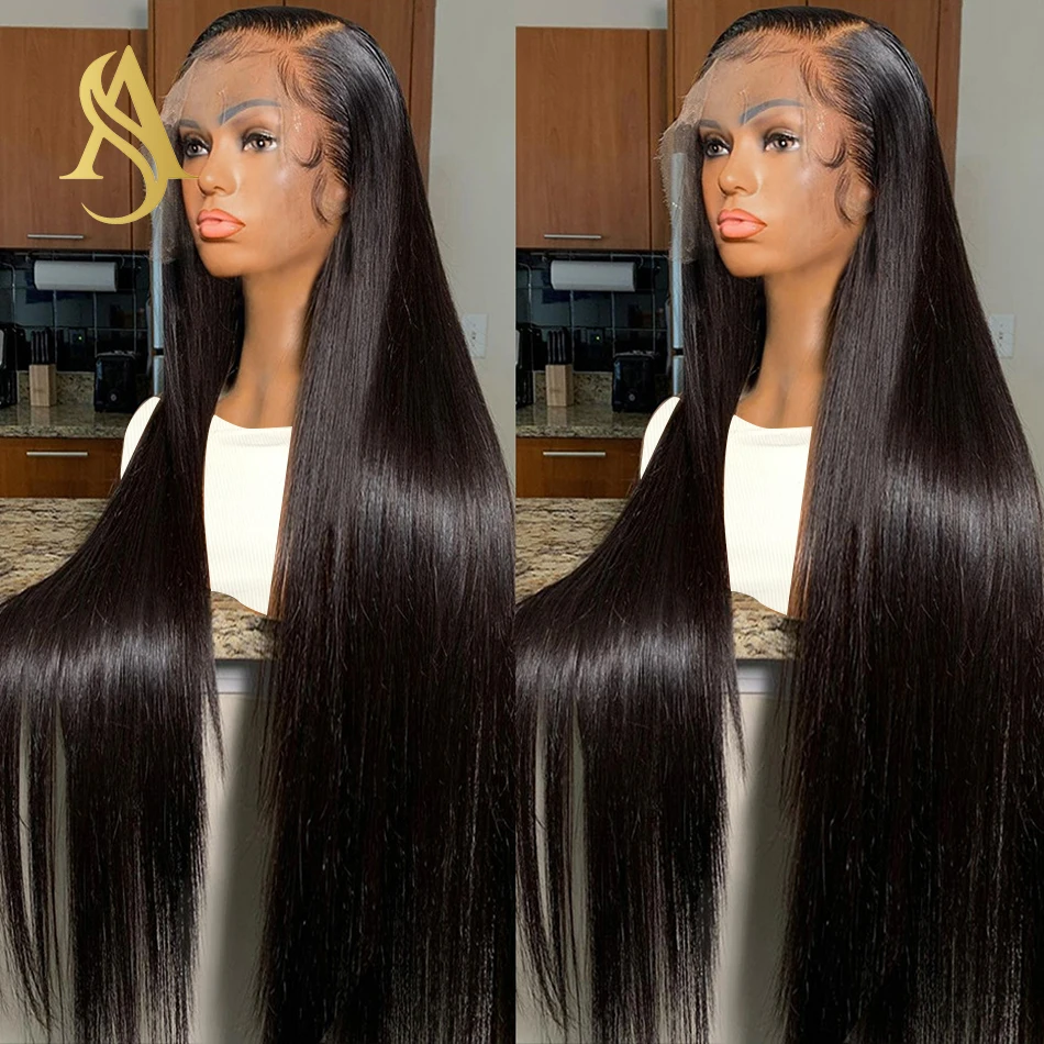 40 inch Bone Straight 13x4 13x6 360 Hd Transparen Lace Front Wig Human Hair Brazilian Pre Plucked Lace Frontal Wigs For Women 40 inch Bone Straight 13x4 13x6 360 Hd Transparen Lace Front Wig Human Hair Brazilian Pre Plucked Lace Frontal Wigs For Women