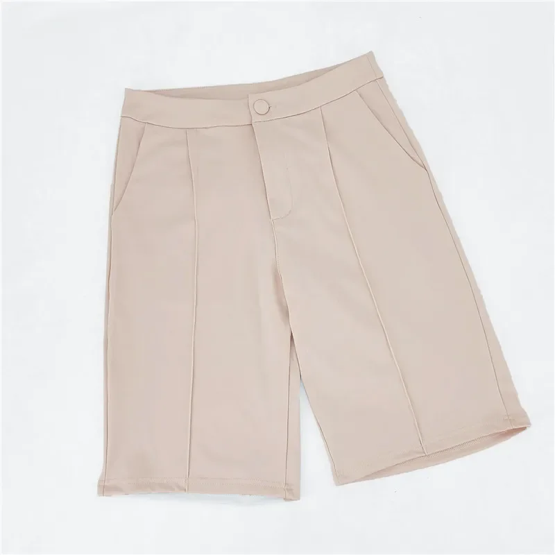 Solid Casual Two Piece Set for Women Matching Sets Outfits Long Sleeve Blazer Coat and Shorts Office Lady Elegant Business Suits