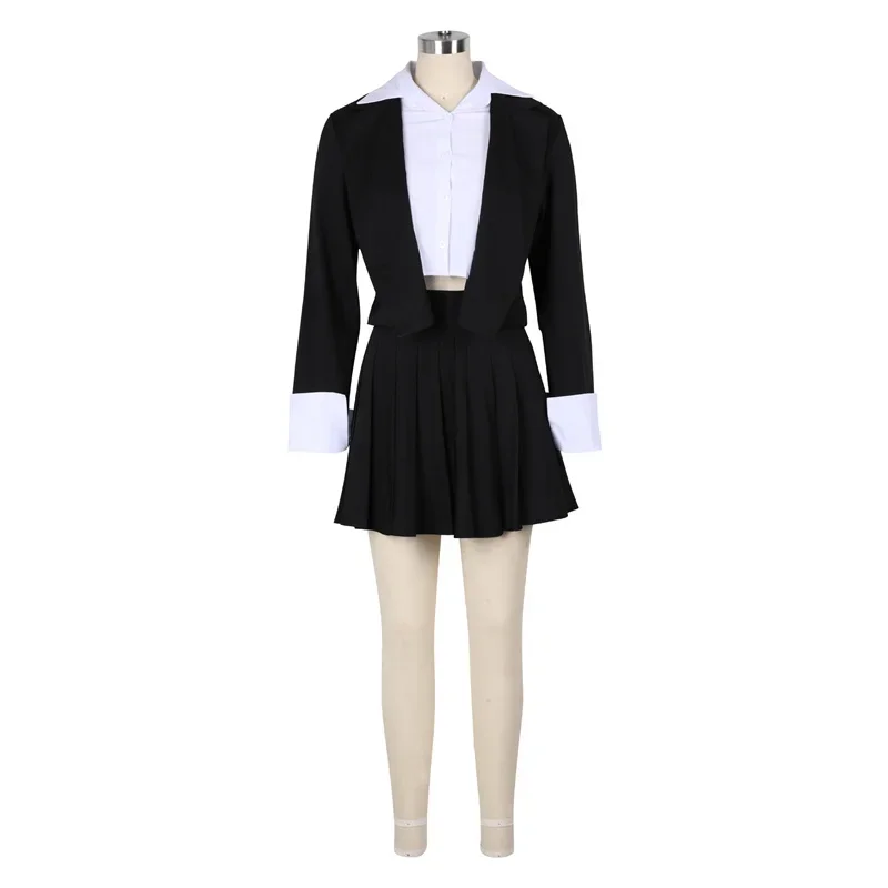 Elegant Workwear 2 Piece Sets for Women Office Lady Double-Breasted Blazer Coat and A-line Pleated Mini Skirt Birthday Outfits Elegant Workwear 2 Piece Sets for Women Office Lady Double-Breasted Blazer Coat and A-line Pleated Mini Skirt Birthday Outfits