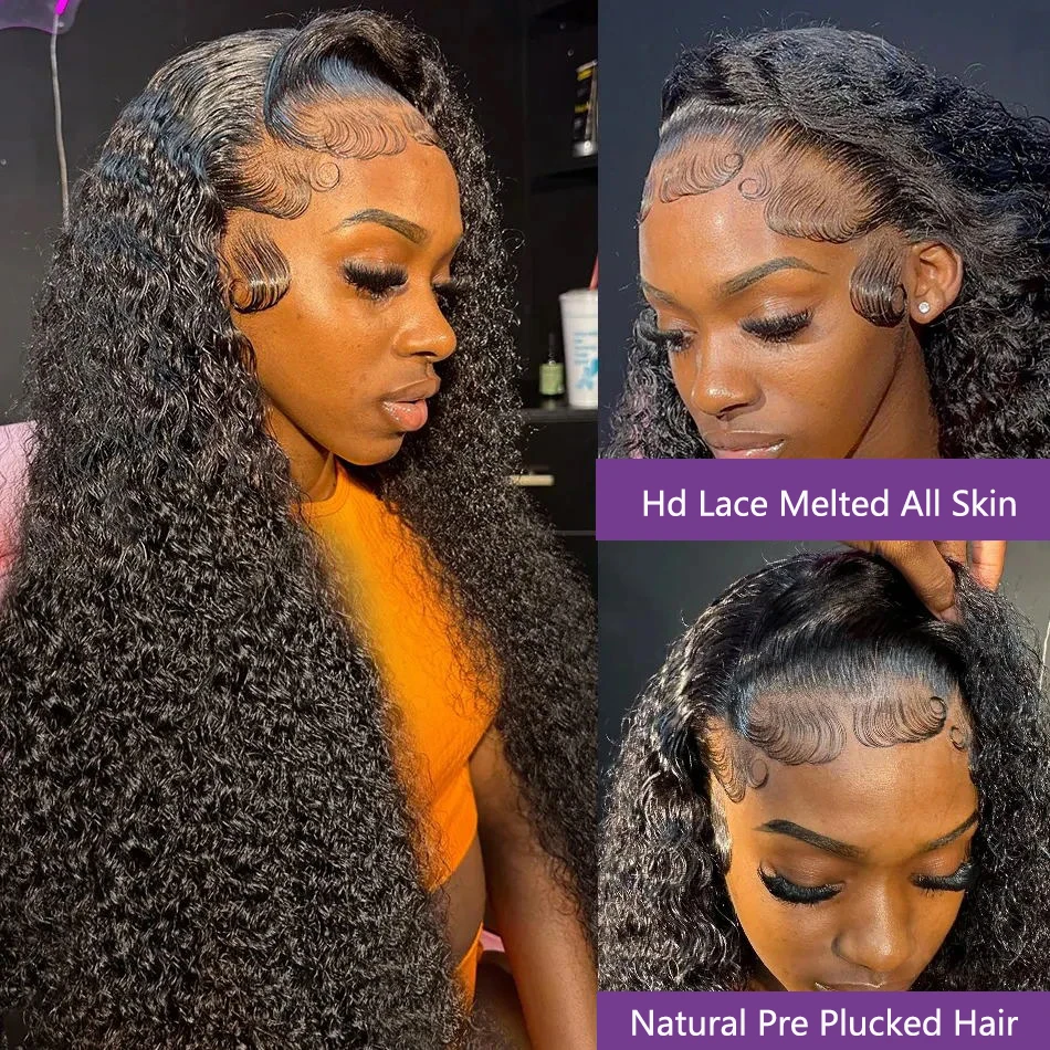 250 Density 13x6 Hd Lace Frontal Wigs Brazilian 32 34 40 Inch Deep Wave Curly Human Hair Wigs 100% For Black Women Preplucked 250 Density 13x6 Hd Lace Frontal Wigs Brazilian 32 34 40 Inch Deep Wave Curly Human Hair Wigs 100% For Black Women Preplucked