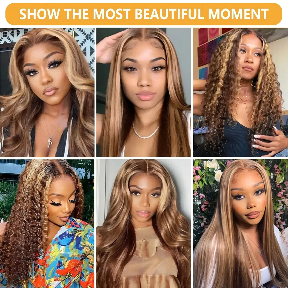 Body wave 4/27 Honey Blonde 30 inch lace front wig human hair hd lace frontal wig 13x6 wig humain hair for Women sale clearance Body wave 4/27 Honey Blonde 30 inch lace front wig human hair hd lace frontal wig 13x6 wig humain hair for Women sale clearance