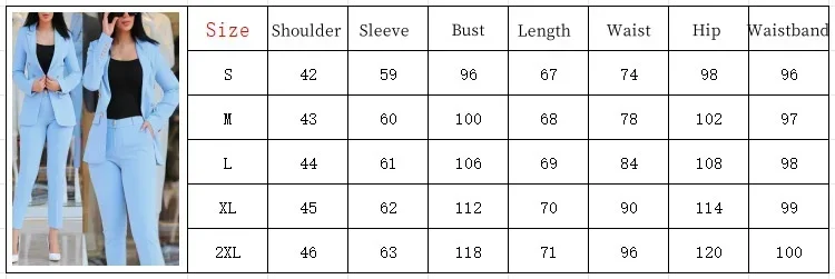 Sets for Women 2 Pieces Autumn Fashion Notched Neck Long Sleeve Blazer & Elegant High Waist Work Pants Set Office Lady Sets for Women 2 Pieces Autumn Fashion Notched Neck Long Sleeve Blazer & Elegant High Waist Work Pants Set Office Lady