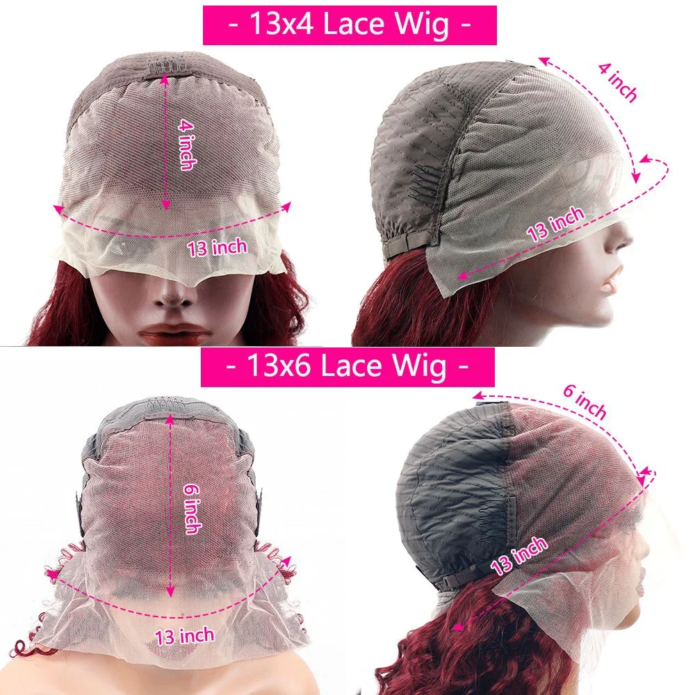 99J Colored Lace Front Human Hair Wigs Straight Burgundy 13x4 HD Transparent Full Lace Frontal Wig Red Glueless Wigs For Women 99J Colored Lace Front Human Hair Wigs Straight Burgundy 13x4 HD Transparent Full Lace Frontal Wig Red Glueless Wigs For Women