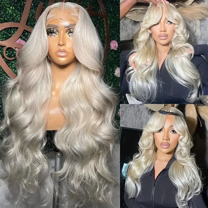 100% Vietnam Human Hair Straight Lace Front Wigs 613 Platinum Blonde Human Hair Transparent Lace Closure Frontal Wig Pre Plucked 100% Vietnam Human Hair Straight Lace Front Wigs 613 Platinum Blonde Human Hair Transparent Lace Closure Frontal Wig Pre Plucked