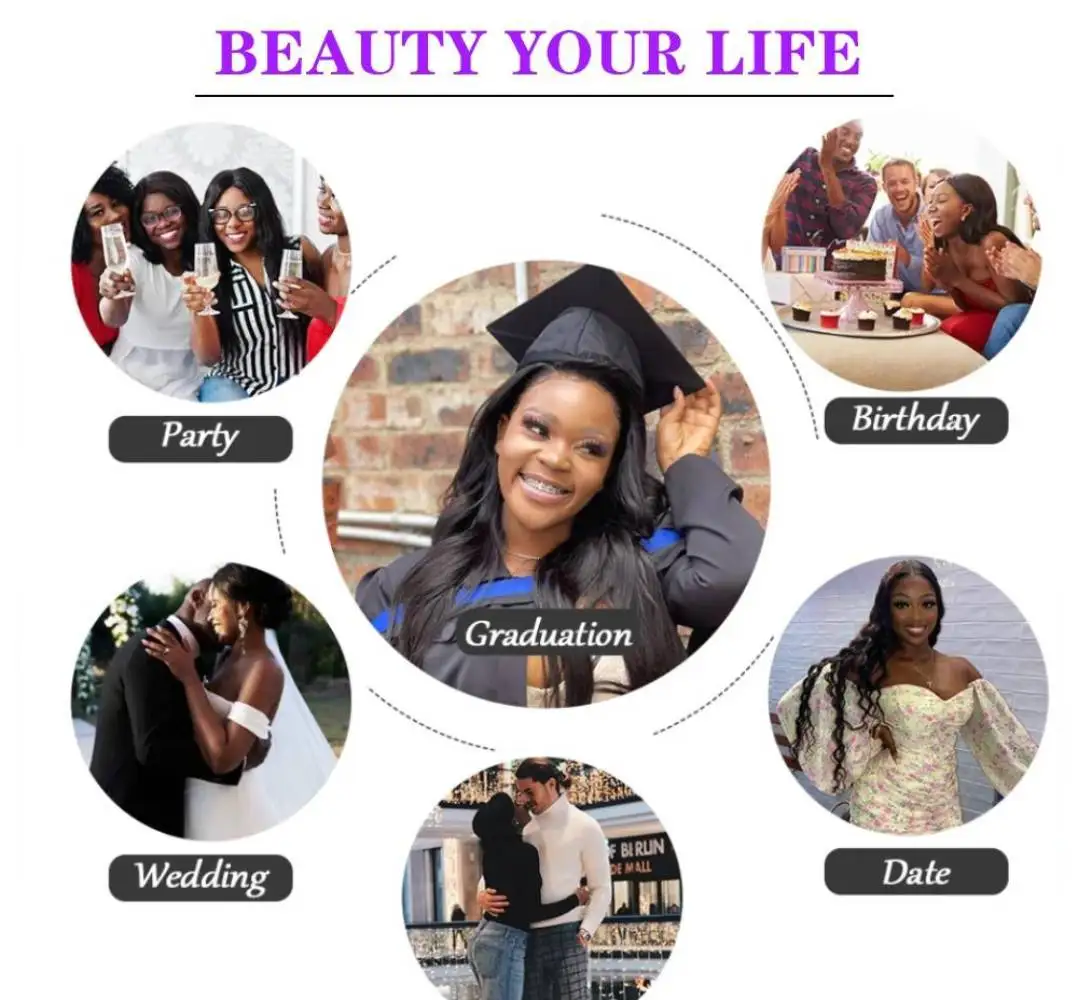 Chocolate Brown Straight Lace Front Wigs 13x6 Transparent Lace Frontal Wig Pre Plucked Remy 13x4 Brazilian Human Hair Wigs 200%