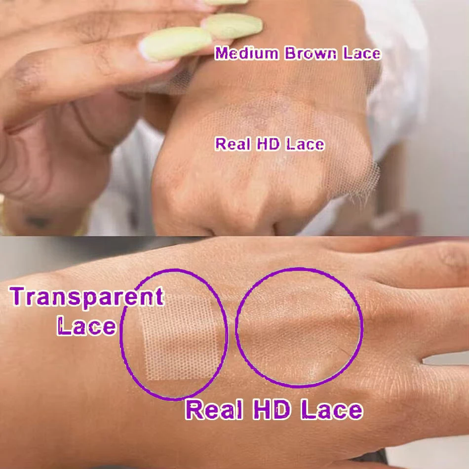 Chocolate Brown Straight Lace Front Wigs 13x6 Transparent Lace Frontal Wig Pre Plucked Remy 13x4 Brazilian Human Hair Wigs 200%