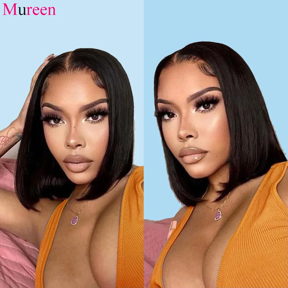 250% Density Straight Wear And Go Glueless Bob Wig For Women Ready To Go Human Hair Wigs 4x4 Lace Closure Wig Human Hair 250% Density Straight Wear And Go Glueless Bob Wig For Women Ready To Go Human Hair Wigs 4x4 Lace Closure Wig Human Hair
