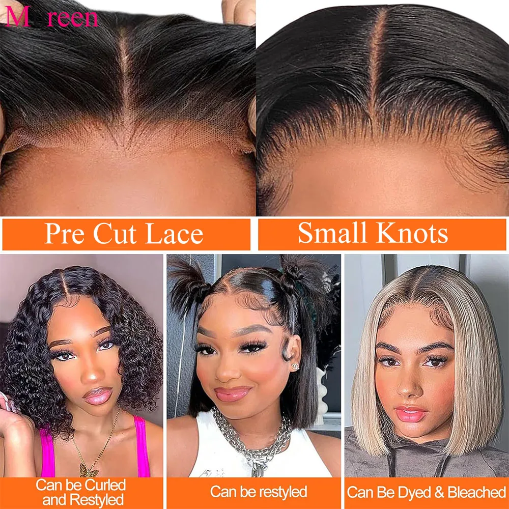 250% Density Straight Wear And Go Glueless Bob Wig For Women Ready To Go Human Hair Wigs 4x4 Lace Closure Wig Human Hair 250% Density Straight Wear And Go Glueless Bob Wig For Women Ready To Go Human Hair Wigs 4x4 Lace Closure Wig Human Hair
