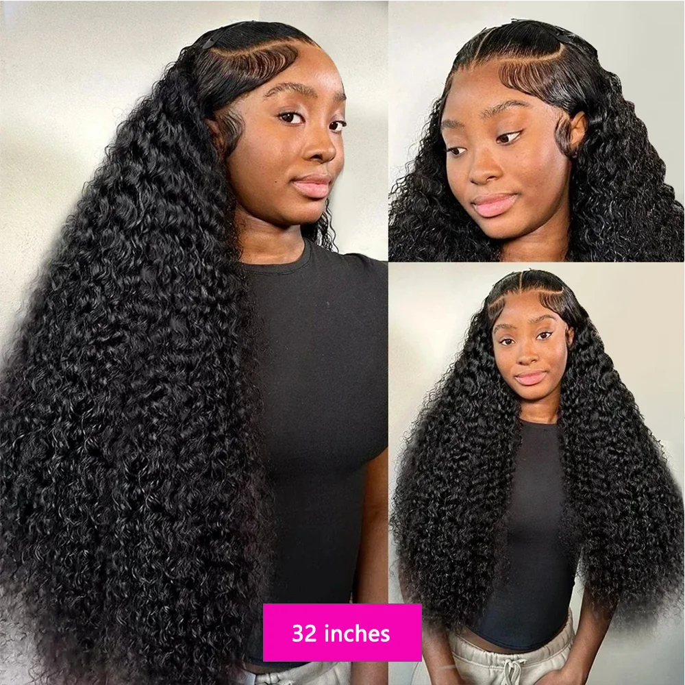 250% Deep Wave Glueless Wig Pre Cut Pre Bleached 5x5 Lace Wear Go Glueless Wig For Women 100% Human Hair Natural Color 250% Deep Wave Glueless Wig Pre Cut Pre Bleached 5x5 Lace Wear Go Glueless Wig For Women 100% Human Hair Natural Color