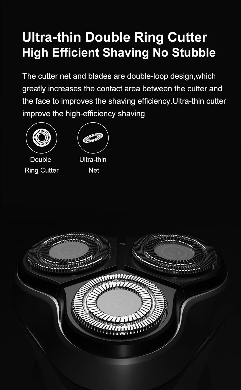 ENCHEN Blackstone Electrical Rotary Shaver for Men 3D Floating Blade Washable Type-C USB Rechargeable Shaving Beard Machine ENCHEN Blackstone Electrical Rotary Shaver for Men 3D Floating Blade Washable Type-C USB Rechargeable Shaving Beard Machine