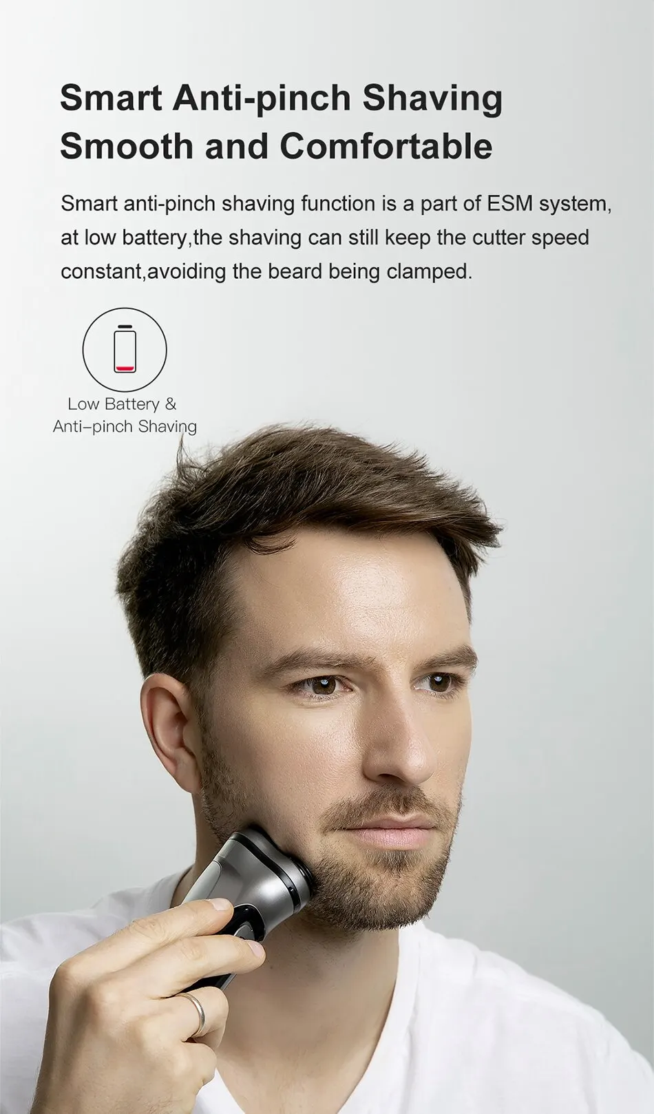 ENCHEN Blackstone Electrical Rotary Shaver for Men 3D Floating Blade Washable Type-C USB Rechargeable Shaving Beard Machine ENCHEN Blackstone Electrical Rotary Shaver for Men 3D Floating Blade Washable Type-C USB Rechargeable Shaving Beard Machine