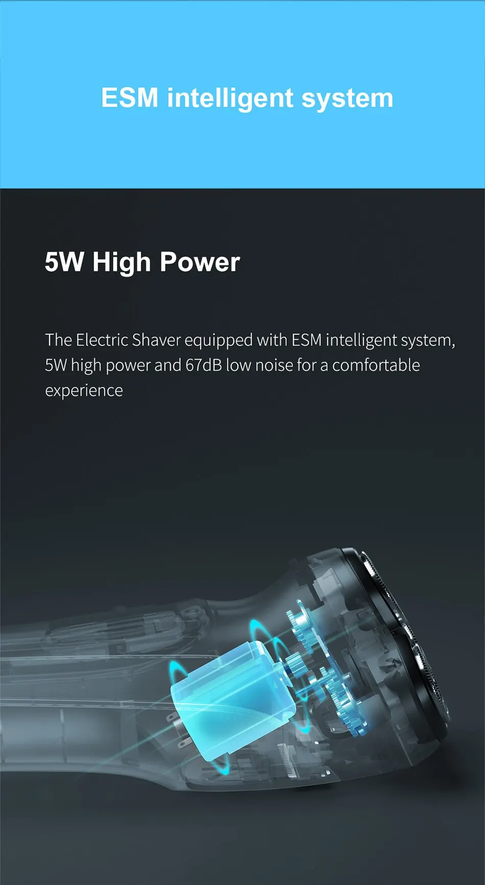 ENCHEN Blackstone Electrical Rotary Shaver for Men 3D Floating Blade Washable Type-C USB Rechargeable Shaving Beard Machine ENCHEN Blackstone Electrical Rotary Shaver for Men 3D Floating Blade Washable Type-C USB Rechargeable Shaving Beard Machine