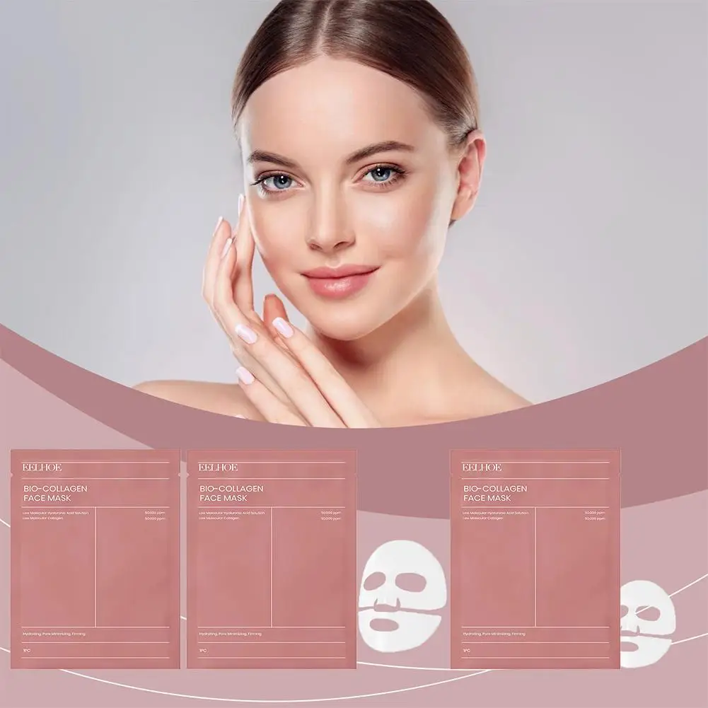 1/5/10PCs Bio Collagen Face Mask Shrink Pores Deep Hydrating Overnight Mask Moisturizing Refreshing Brightening Face Skin Care 1/5/10PCs Bio Collagen Face Mask Shrink Pores Deep Hydrating Overnight Mask Moisturizing Refreshing Brightening Face Skin Care